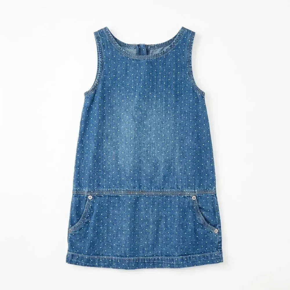 how to wear denim dungaree dress Patch Pocket | Indigo coastal granddaughter Color:Claret Strapless satin lace trim